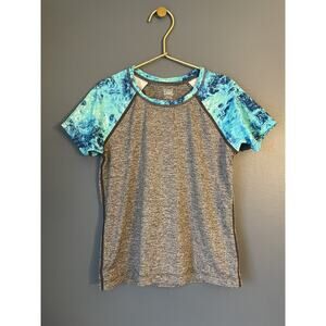 Athleta‎ Girl Marble Short Sleeve Swim shirt